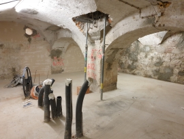 Kloster Benediktbeuern Südarkadentrakt Baustelle Keller