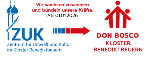 Logos vom ZUK Benediktbeuern und vom Kloster Benediktbeuern