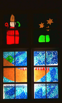 Adventsfenster 5. auf 6. Dezember: Heiliger Nikolaus 