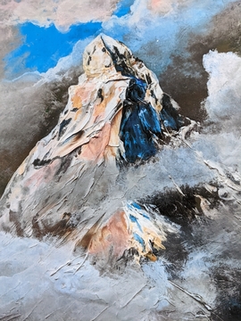 Matterhorn von Helmut Haut im Kloster Benediktbeuern